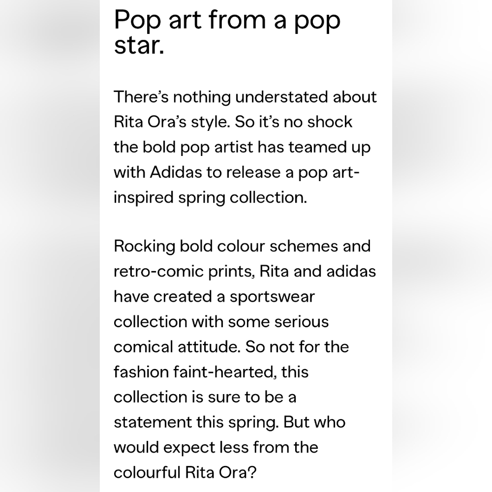 ADIDAS x RITA ORA 2014 HTF Rare Cosmic Cartoon POW Trefoil Track Jacket Med EUC - Picture 14 of 16